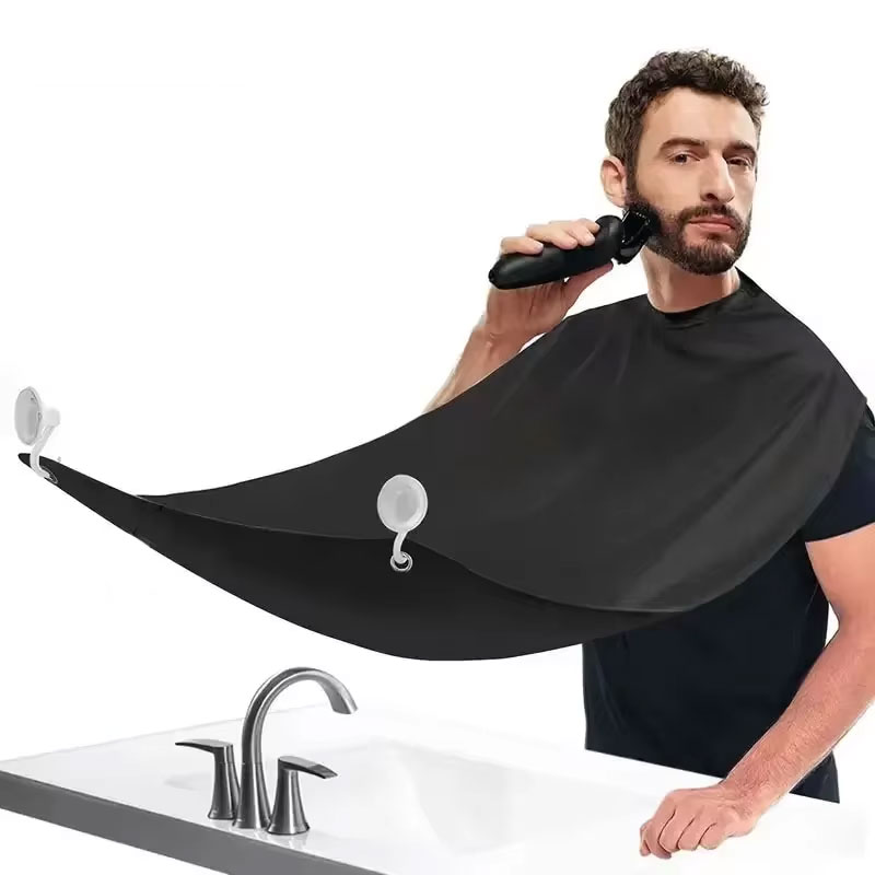Hair Care Gift - 男性用ひげシェービングエプロン-美容師やシェーバーのためのクリーニングビブ-グルーミングと衛生のための完璧な贈り物
