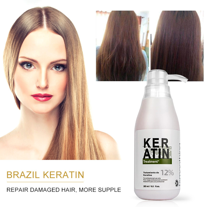 Hair Care Keratin Treatment - ブラジルのケラチンヘアトリートメント,ホルムアルデヒド,スムージング,スムージング,栄養補給,頭皮トリートメント,ヘアケア製品,300ml