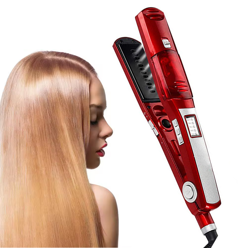 Hair Care Order - 越境販売 スチームケア機能付き電気ヘアアイロン クリップ式 ストレートアイロン ご注文受付中