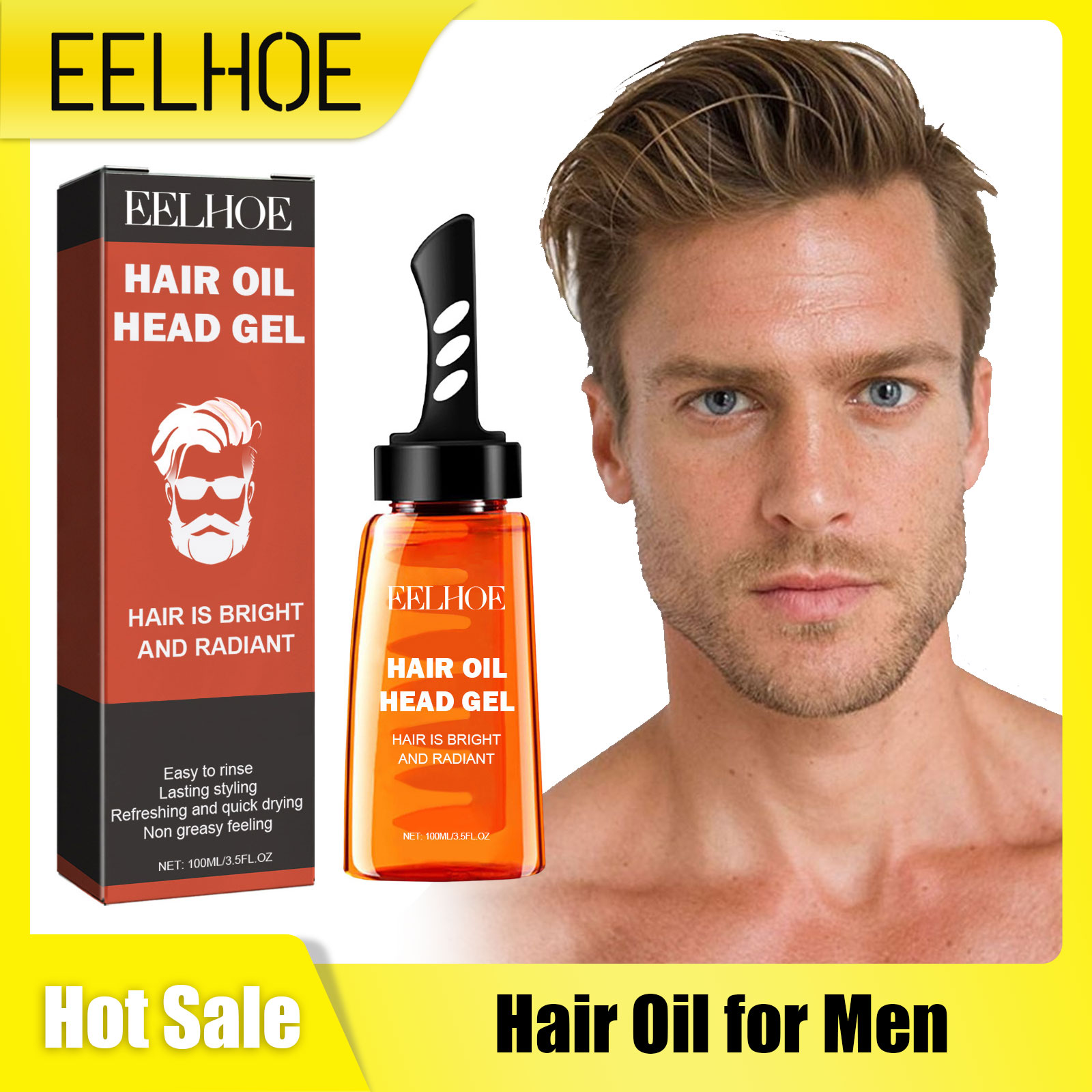 Hair Care Nature - EELHOE 2 in 1 プロフェッショナルヘアワックス メンズ