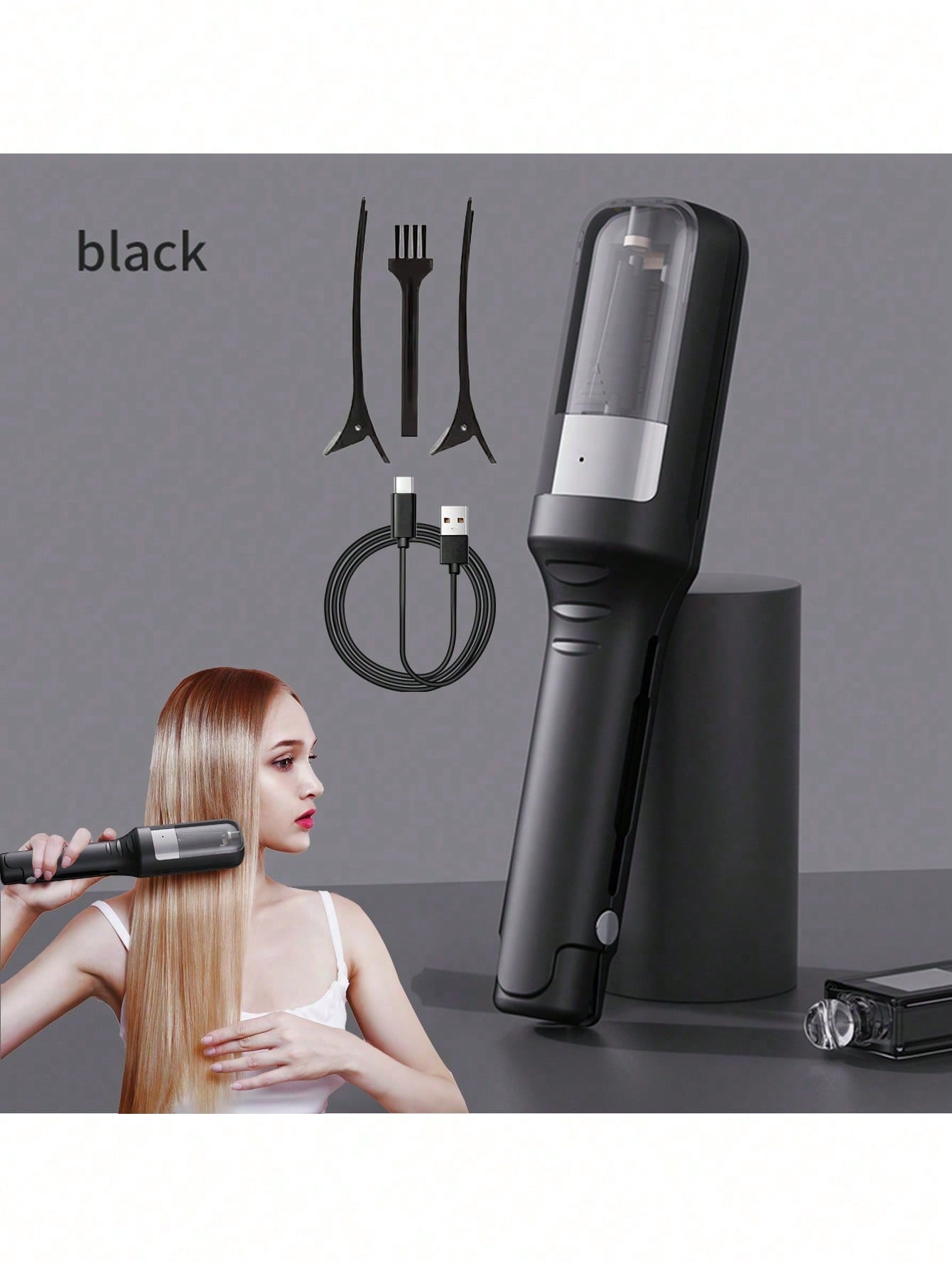 Hair Care Gift - Aedwdpe 6. 髪の枝毛用電動トリマー - 充電式ポータブル縮毛除去器、ダメージヘアケアに最適なギフト
