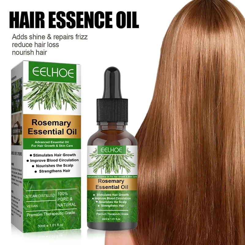 Hair Care Fragrance Essential Oil - 育毛血清高速成長ヘアケアセットエッセンシャルオイル濃密な再成長ローズマリー髪の再生促進女性男性
