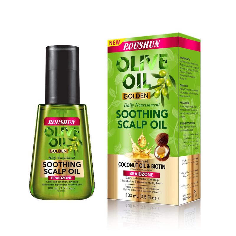Hair Care Fragrance Essential Oil - 100ml オリーブオイル スカルプオイル スムース、保湿、香り保持、熱染色、ヘアケアエッセンシャルオイル、スカルプエッセンシャルオイル