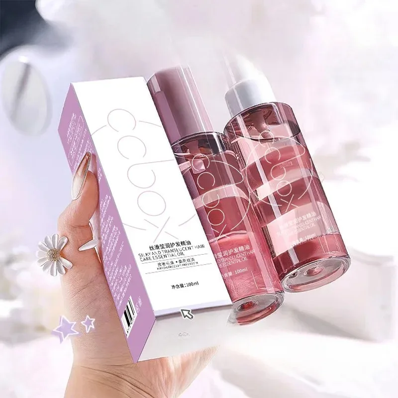 Hair Care Fragrance Essential Oil - 100ml ドライヘアケア エッセンシャルオイル 長持ちする香りと滑らかなフォーミュラ ガールフレンドやお母さんへのホリデーギフトに
