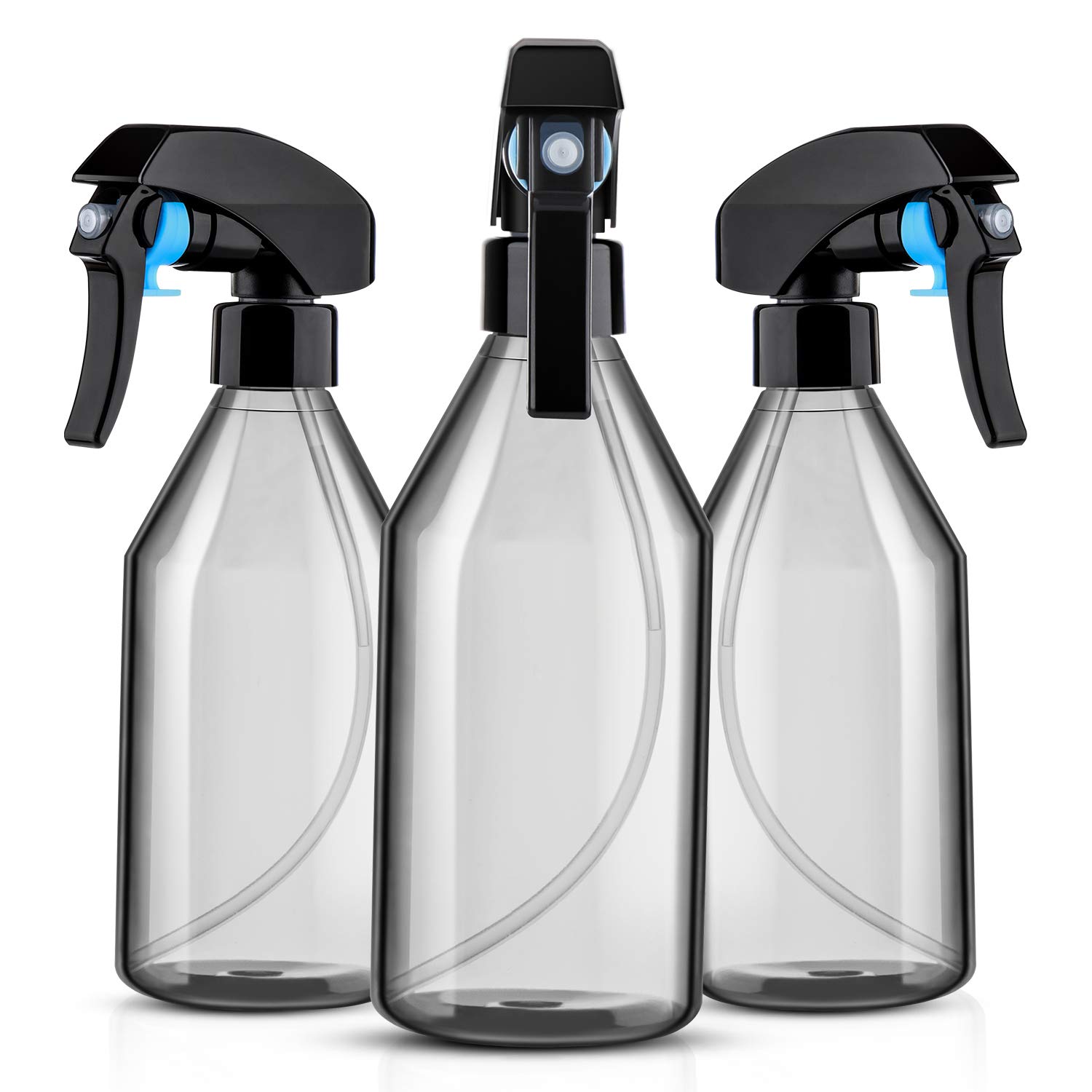 Hair Care Or Haircare - 3パックスプレーボトル、10オンスプラスチックスプレーボトル、ガーデニング洗浄液やヘアケア保湿用のファインミストスプレー