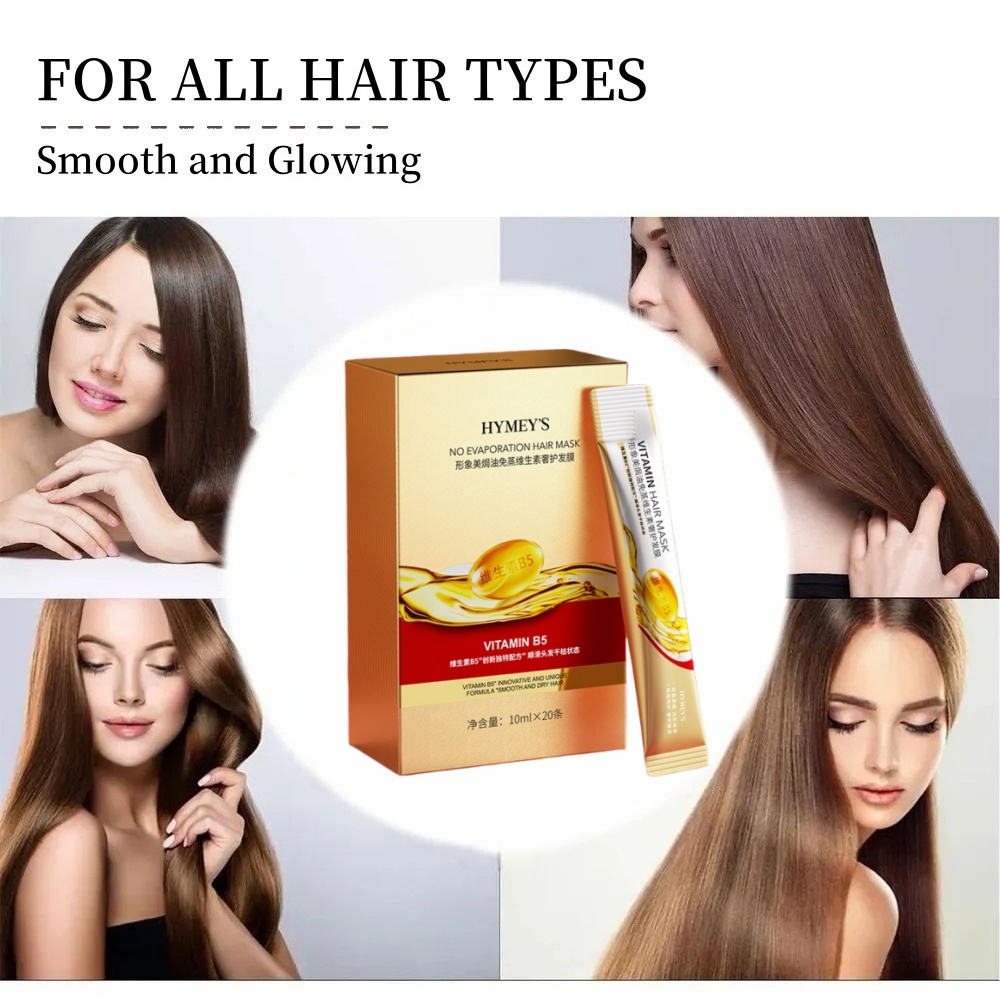 Hair Care Hair Mask - ビタミン豊富なノースチームヘアトリートメントマスク、乾燥した髪、スタイリングカール、縮れ毛を滑らかにし、輝きを加え、深く潤いを与えます、女性のヘアケア、多機能植物由来フォーミュラ、すべての髪質に適しています、ミニスティックポータブルパック、旅行に最適