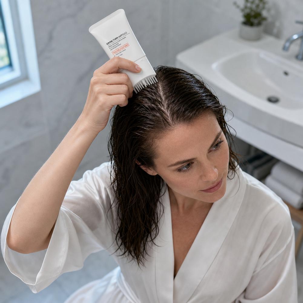 Hair Care Korea - 100ml 韓国製 グロウ:ターン アンプル 健康な頭皮ヘアケア ヘアスカルプマッサージソリューション