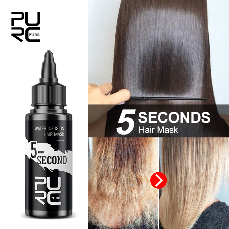 Hair Care Keratin Treatment - PURC ヘアトリートメント 5 秒ヘアマスクプロフェッショナルケラチンクリームスムージングストレートヘアケア