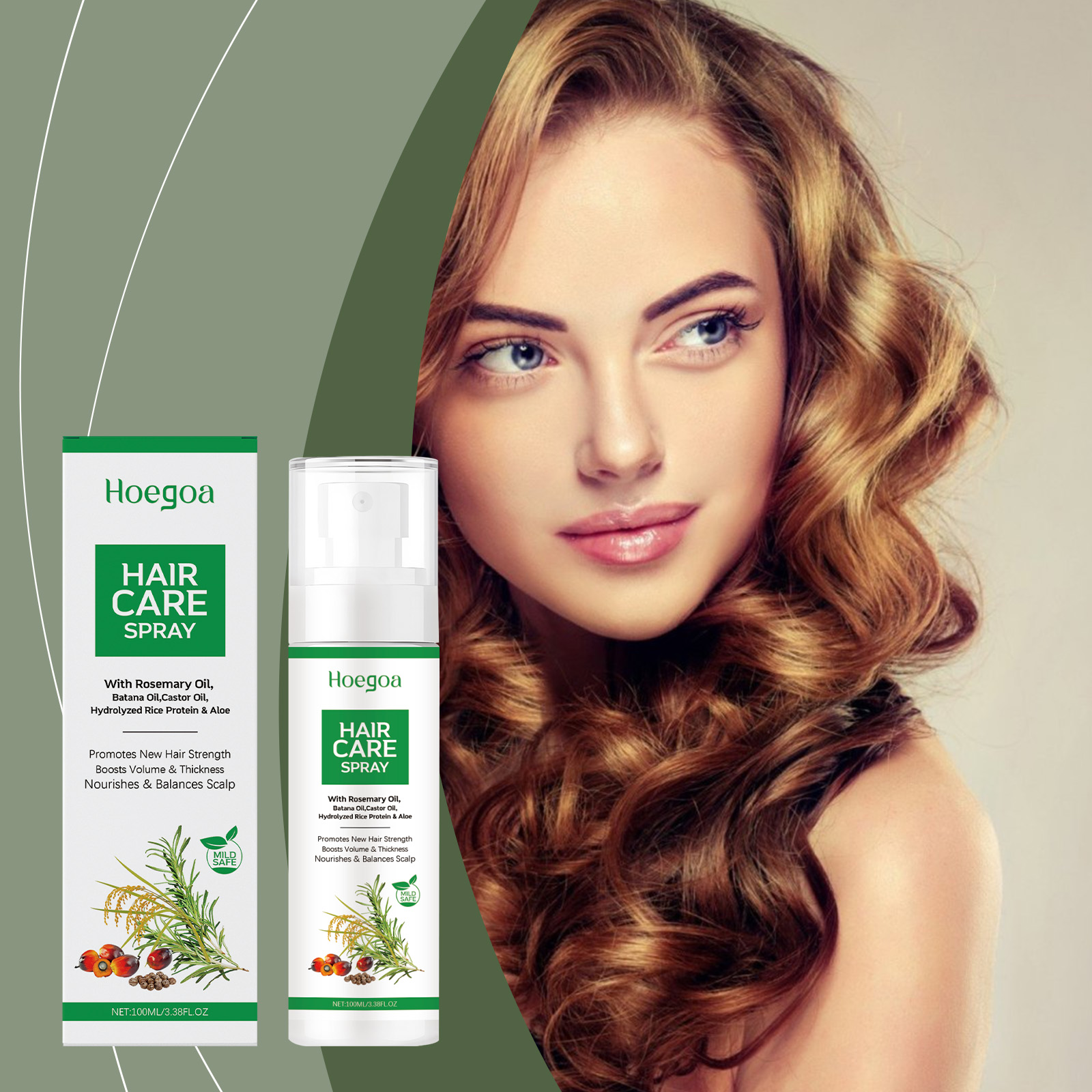 Hair Care Nature - ホエゴア スカルプケア エッセンススプレー マイルドケア ドライヘア用 リフレッシュ