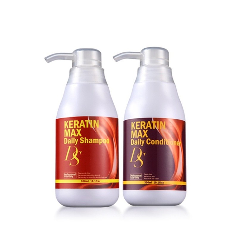 Hair Care Keratin Treatment - 優れた毎日のシャンプー 300 ミリリットルds最大保湿 + 300 ミリリットル深いコンディショナー修理乾燥後の毛髪ケラチン治療