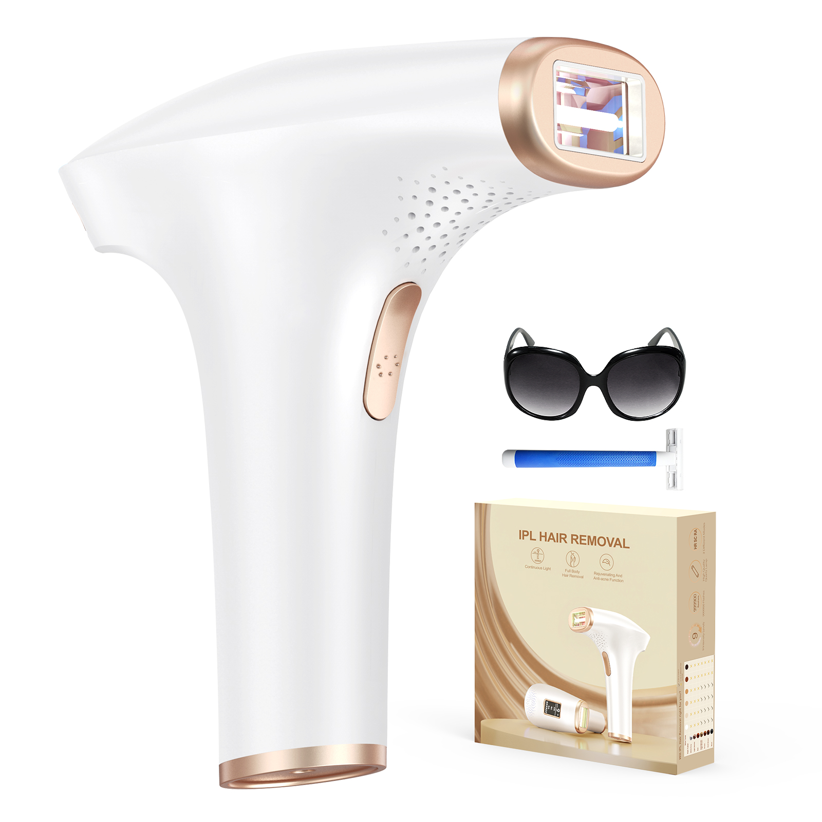 Hair Care Japanese - IPL脱毛装置999900フラッシュデュアルモード永久脱毛器hr/ra/sc 3 in 1全身治療家庭用女性男性用