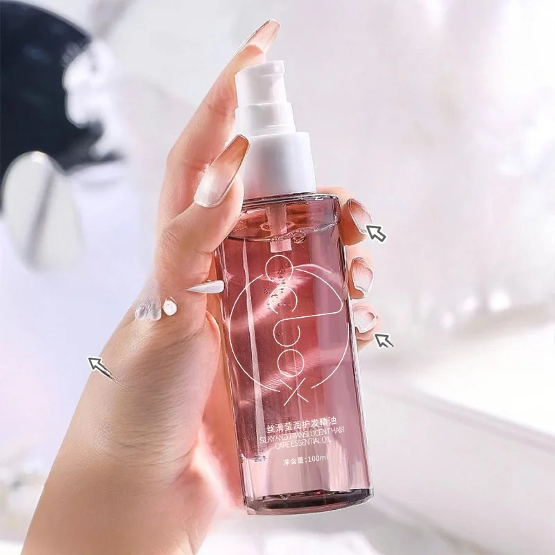 Hair Care Fragrance Essential Oil - 100ml ヘアケア エッセンシャル オイル、乾燥した髪に、香りが長持ちし、滑らかなエッセンシャル オイル、休暇中のガールフレンドや母親に。