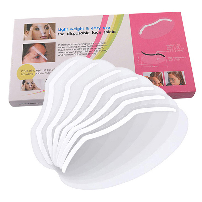 Hair Care Hair Mask - 50 個目の保護理髪マスクヘアスプレー分離散髪ツール顔保護額マスクフェイスシールド使い捨て