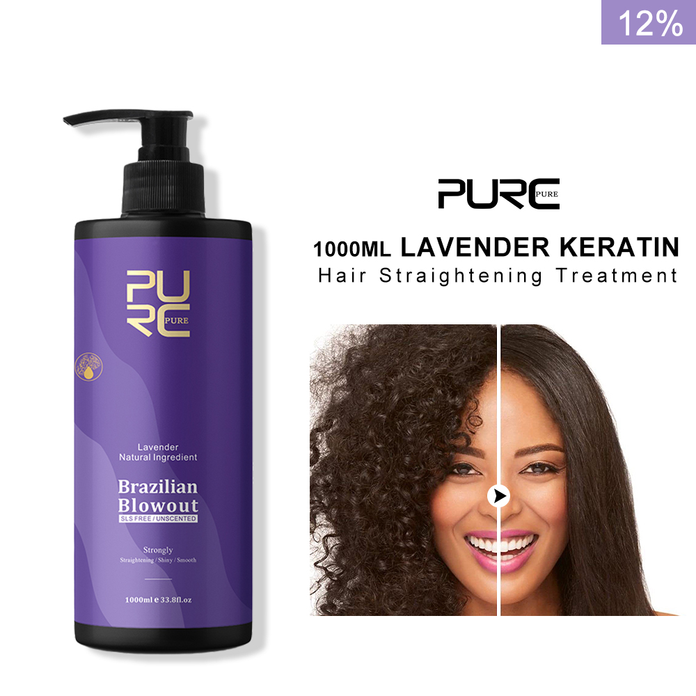 Hair Care Korea - PURC ラベンダー 12% ブラジルケラチン縮毛矯正トリートメント縮毛矯正スムージングクリームプロフェッショナルサロン製品