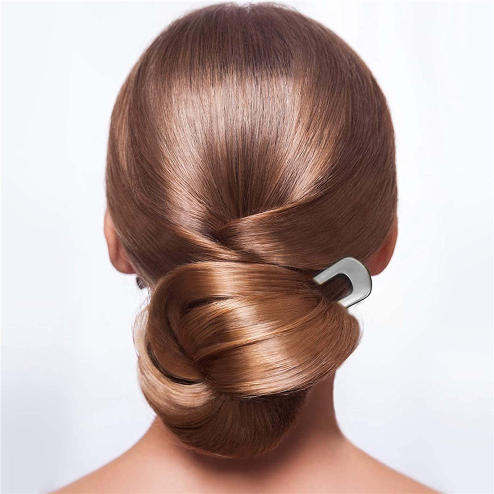 フランス製U字型ヘアピン ヴィンテージメタルヘアフォークステ - Clip In Hair Piece のレビューと価格