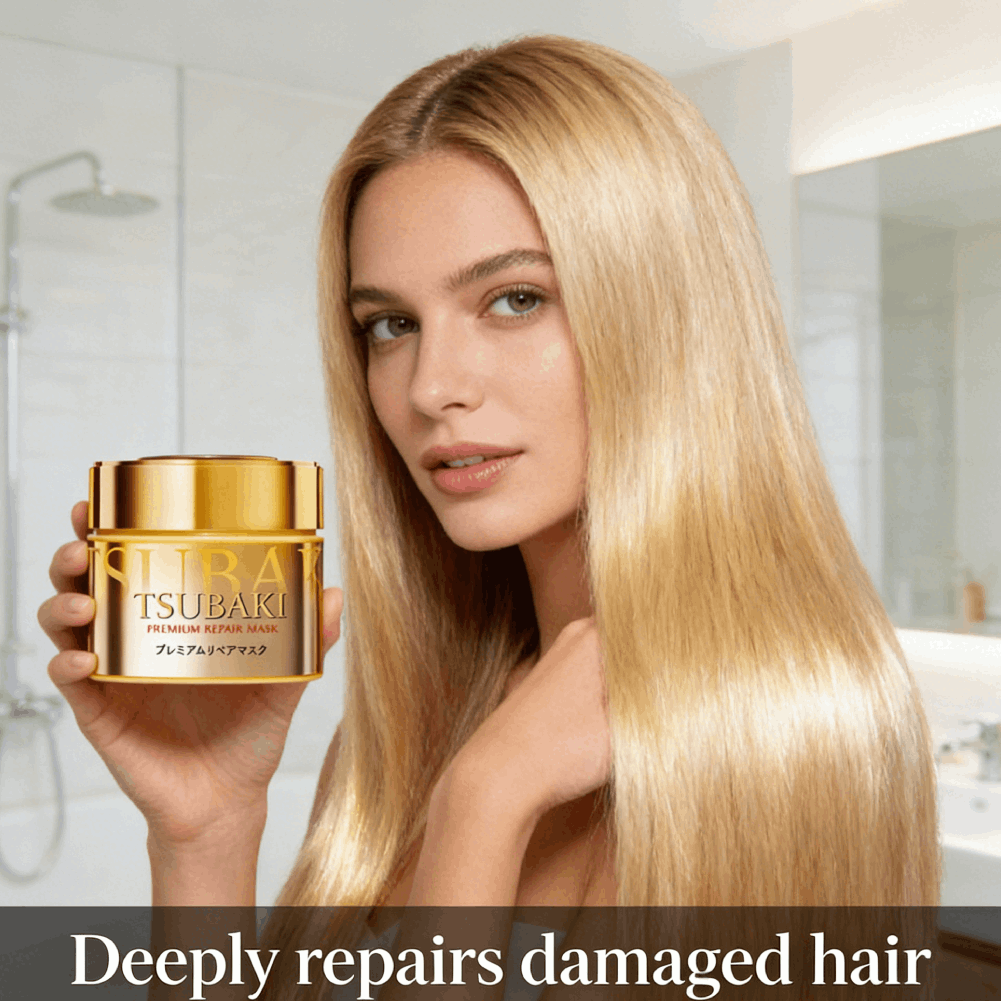TSUBAKI 180g サロンヘアマスク リペア ドライ  - Hair Care Japanese のレビューと価格