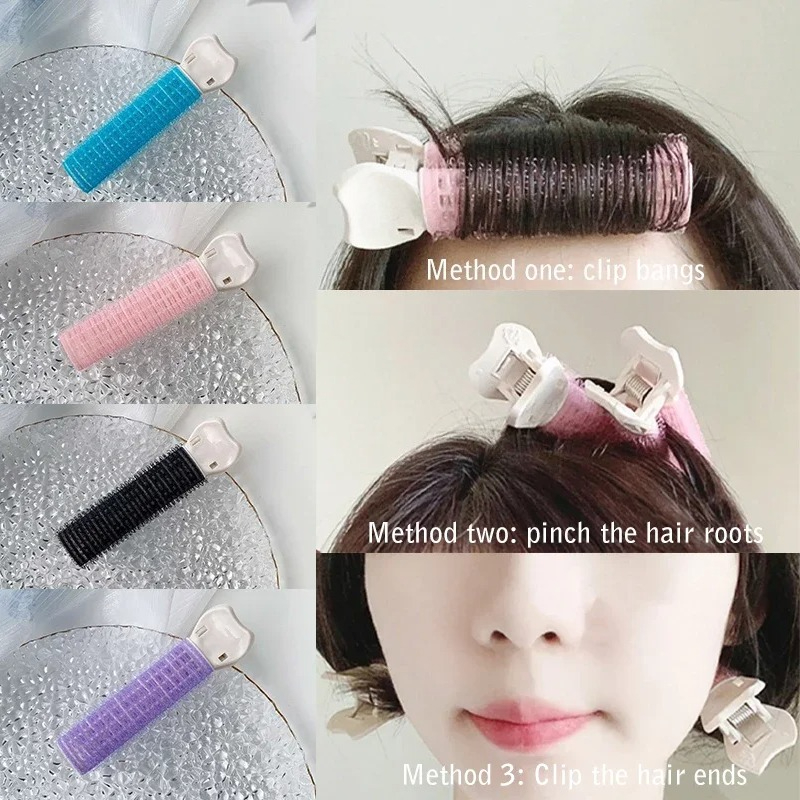 ナチュラルヘアルートふわふわクリップカーリーヘアローラーとキ - Hair Care Korea のレビューと価格