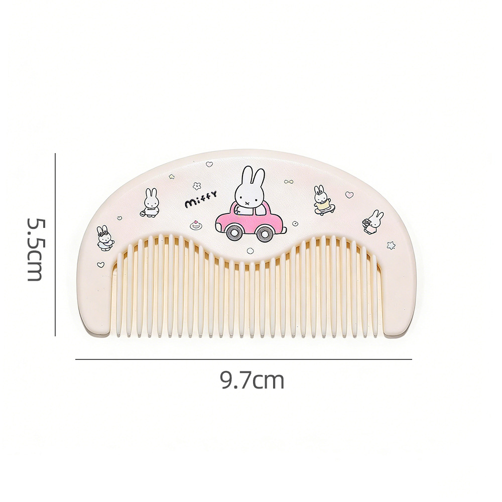 かわいいミッフィーかわいい櫛ポータブル帯電防止理髪櫛学生女の - Hair Care Gift のレビューと価格