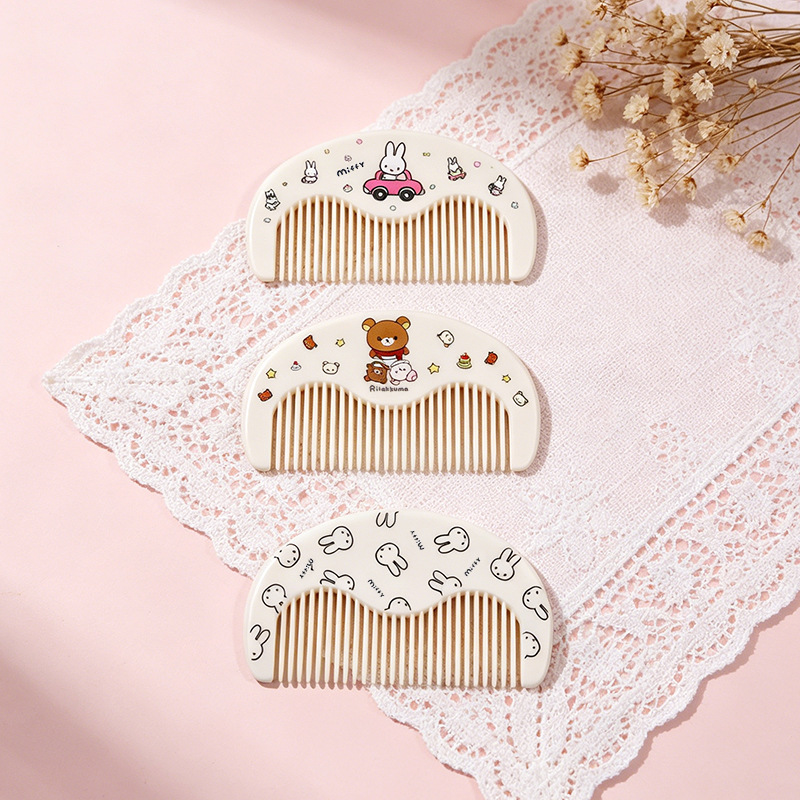 かわいいミッフィーかわいい櫛ポータブル帯電防止理髪櫛学生女の - Hair Care Gift のレビューと価格