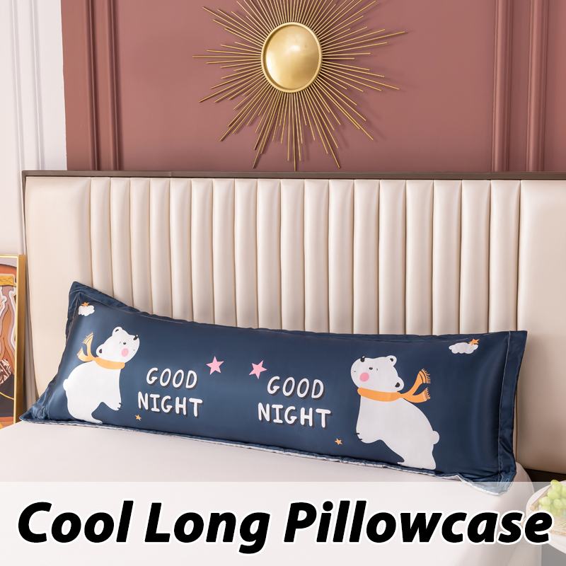 クール夏 120/150/180 センチメートルロング枕カバ - Satin Pillowcase Silk のレビューと価格