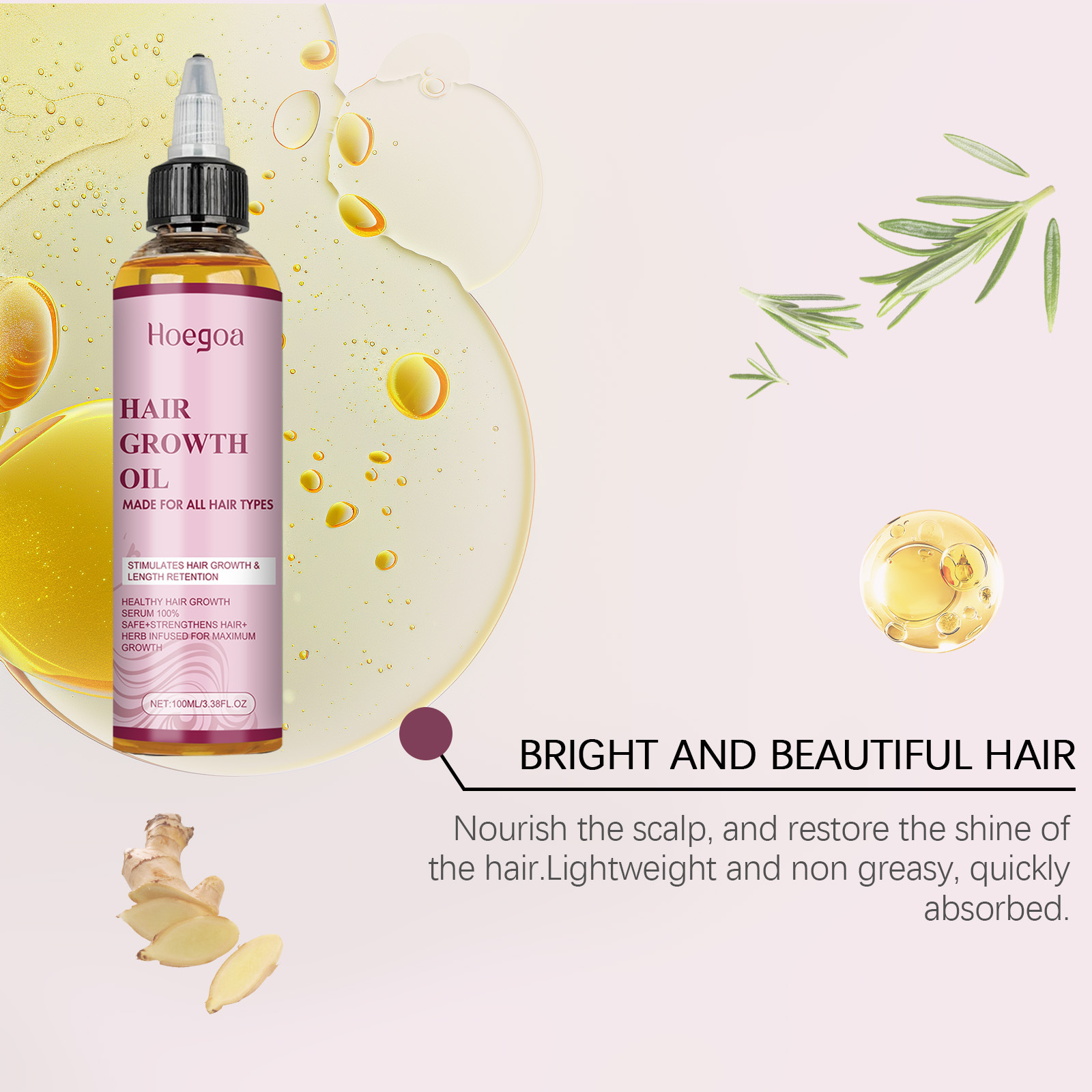 育毛オイル 枝毛を修復する 乾燥して縮れた髪を改善する 脱毛 - Hair Care Nature のレビューと価格