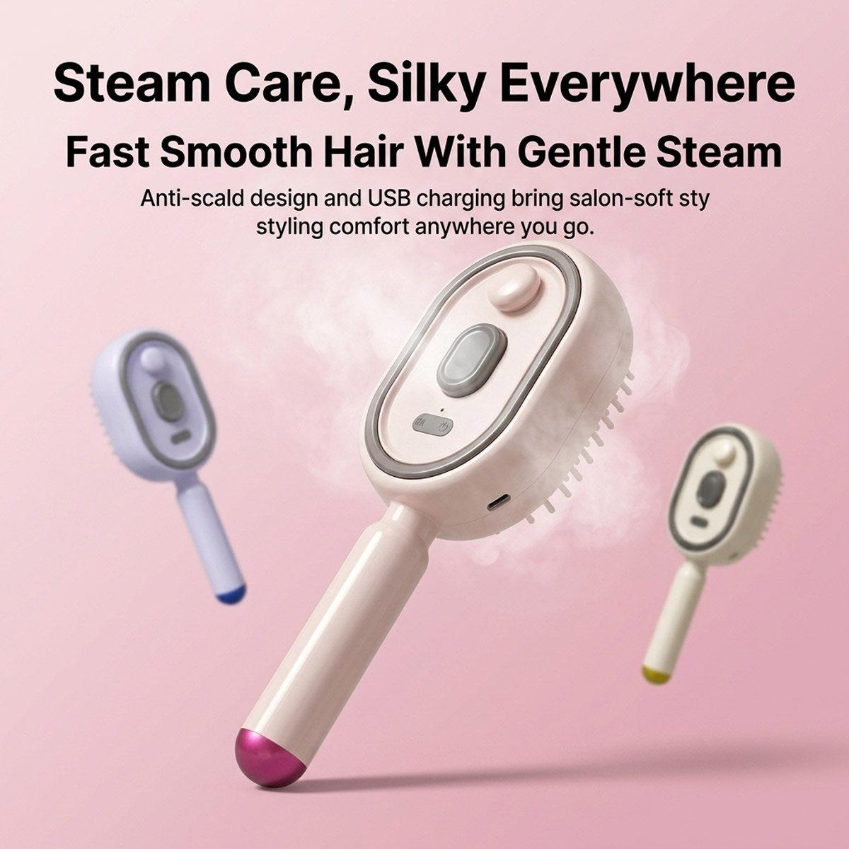 電動セルフクリーニングヘアコーム エアクッションスプレー エ - Hair Care Gift のレビューと価格