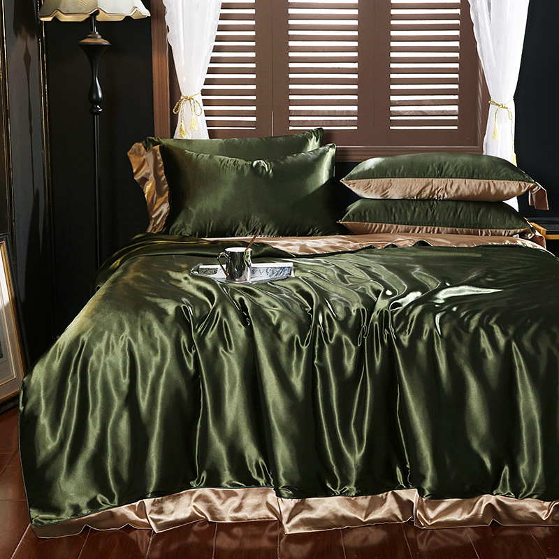天然桑蚕シルク寝具セット カバー フィットシーツ/フラットシ - Satin Pillowcase Silk のレビューと価格