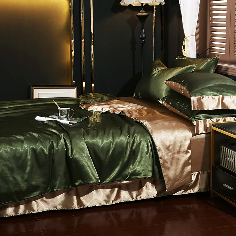 天然桑蚕シルク寝具セット カバー フィットシーツ/フラットシ - Satin Pillowcase Silk のレビューと価格