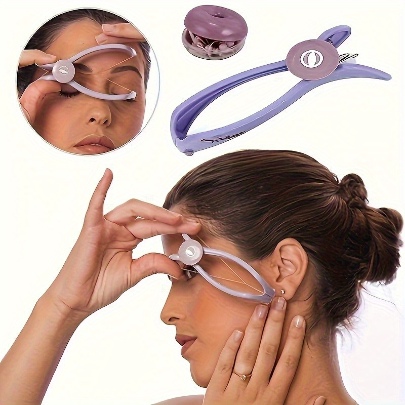 女性用顔の毛除去器 無痛脱毛クリップ 眉毛 あご 頬 携帯用 - Hair Care Hair Mask のレビューと価格