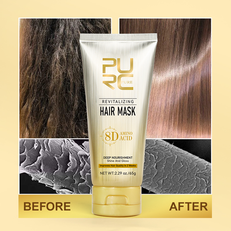 PURC アルガンオイルヘアマスクスムージング修復ダメージ縮 - Hair Care Hair Mask のレビューと価格