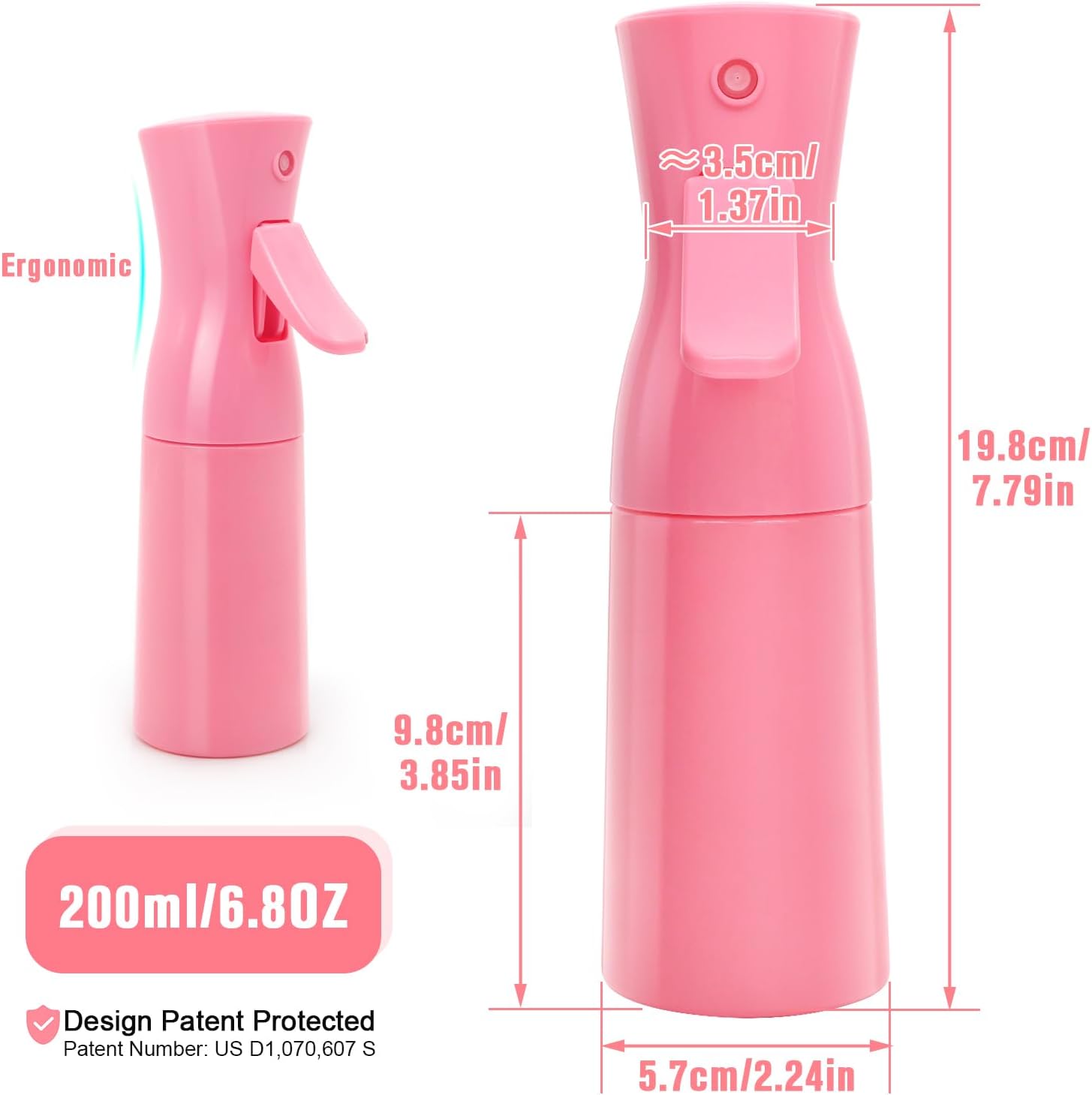 ウィッグスプレーボトル2本、髪用ファインミストスプレー、植物 - Hair Care Gift のレビューと価格
