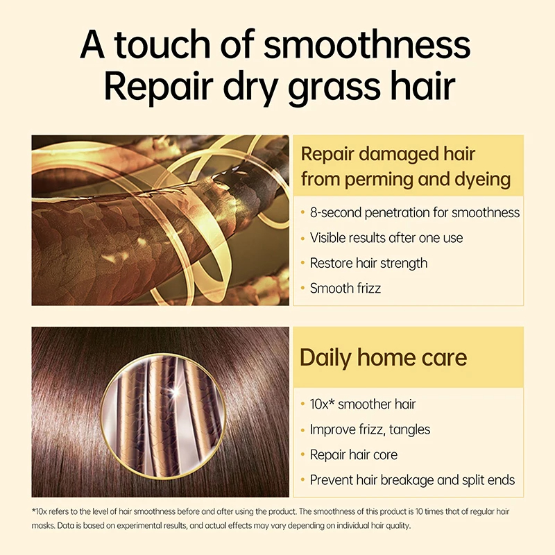 PURC ヘアマスクセット 8 秒インスタント修復ダメージ縮 - Hair Care Keratin Treatment のレビューと価格