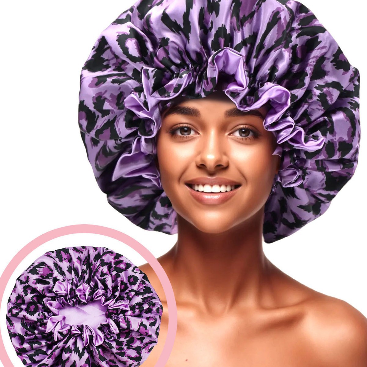 夏用サテン二重層ナイトキャップヘアケア化学療法用大きなつば付 - Hair Care Sunsilk のレビューと価格