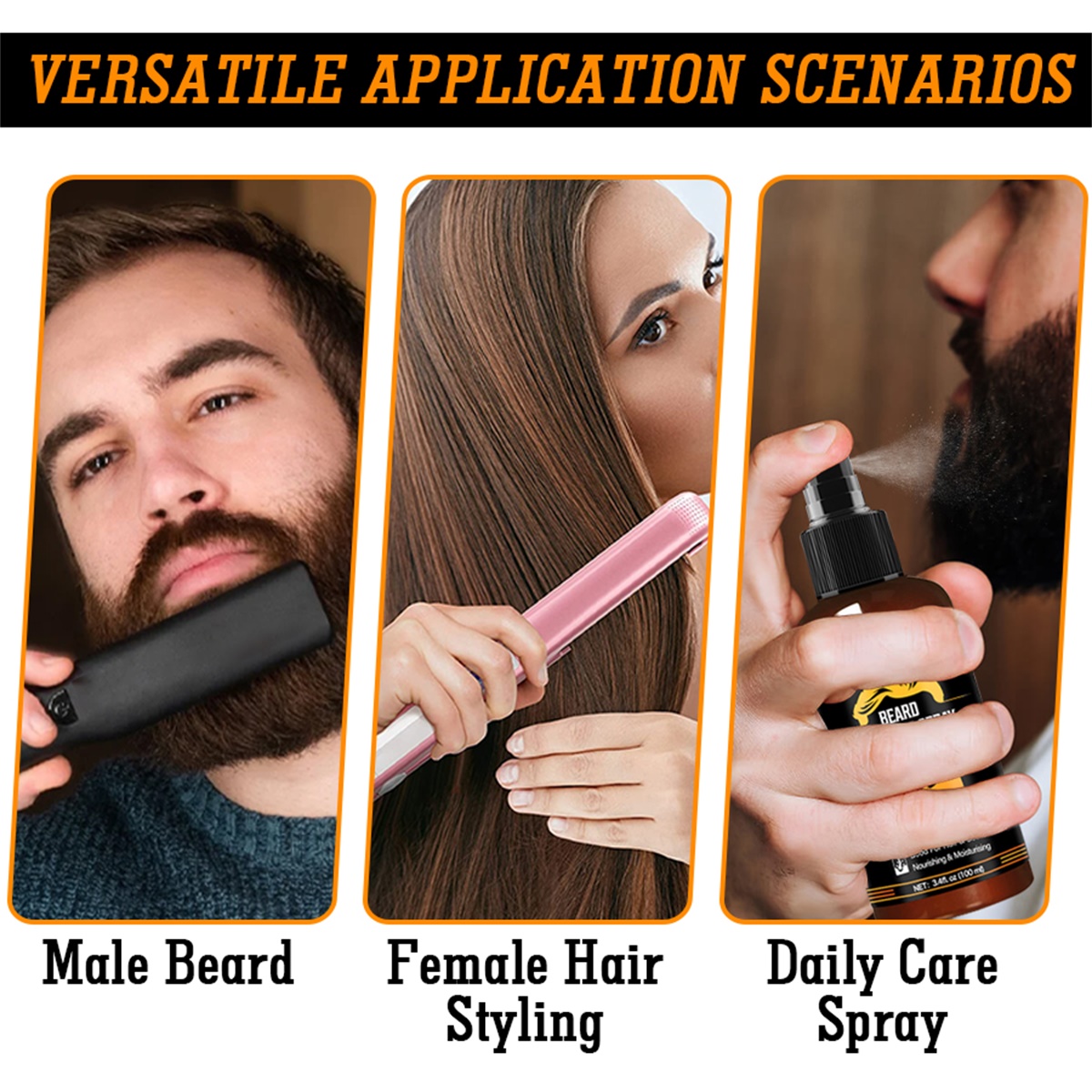 ひげ保湿栄養オイル 根元強化ケアセラム 縮れ防止スムージング - Hair Care Oil Serum のレビューと価格