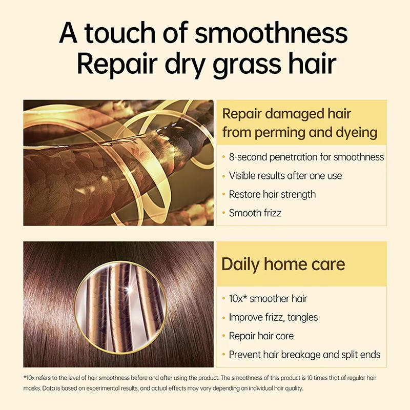 マジック 8 秒マジックヘアマスクケラチンストレート修復ダメ - Hair Care Keratin Treatment のレビューと価格