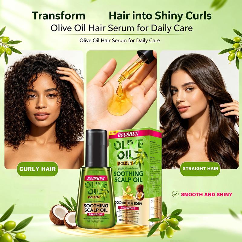 100ml オリーブオイル スカルプオイル スムース、保湿、 - Hair Care Fragrance Essential Oil のレビューと価格
