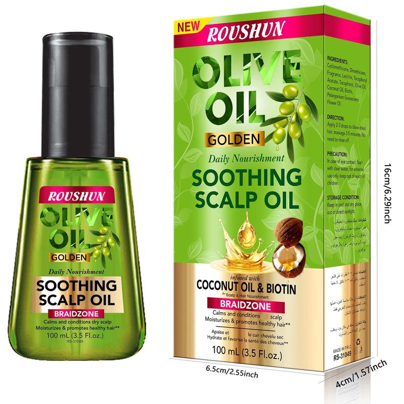 100ml オリーブオイル スカルプオイル スムース、保湿、 - Hair Care Fragrance Essential Oil のレビューと価格