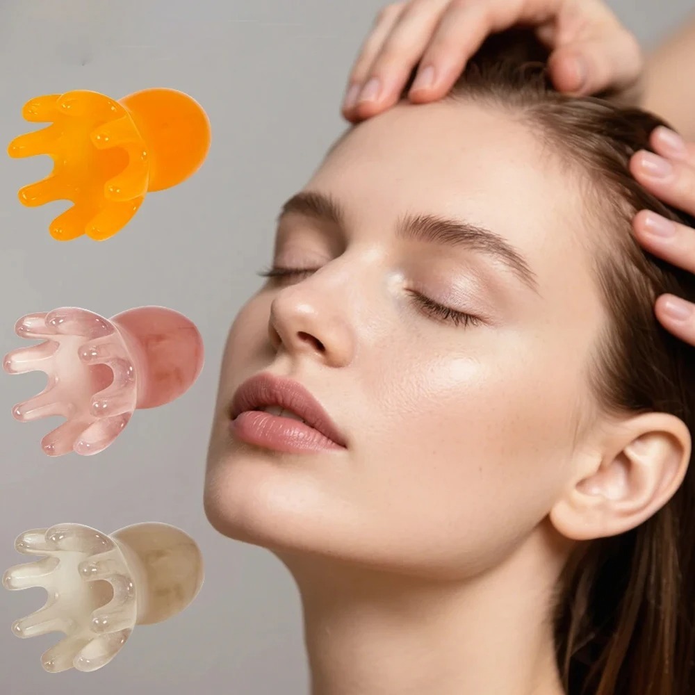 かわいいタコ頭皮マッサージコーム（樹脂製）｜韓国ヘアケア、ス - Hair Care Korea のレビューと価格