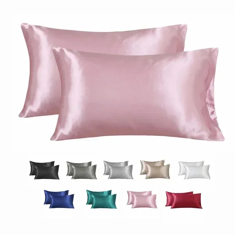 100% シルク枕カバー枕カバーシルキーサテンヘアビューティ - Satin Pillowcase Silk のレビューと価格