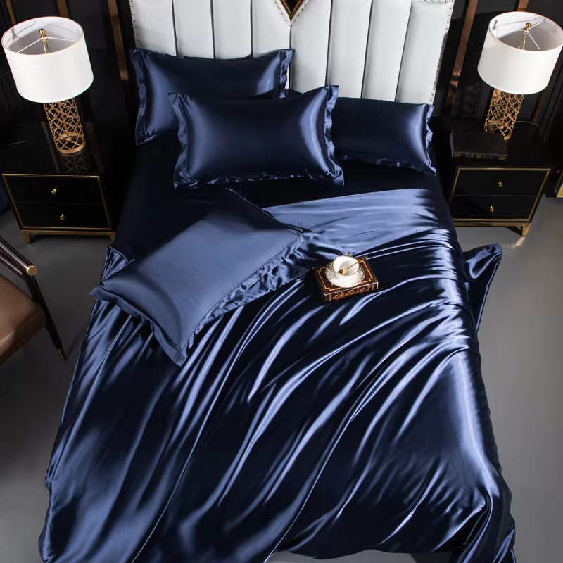 高級100%純粋桑絹寝具セット ダブル ソリッドシルク ポリ - Satin Pillowcase Silk のレビューと価格