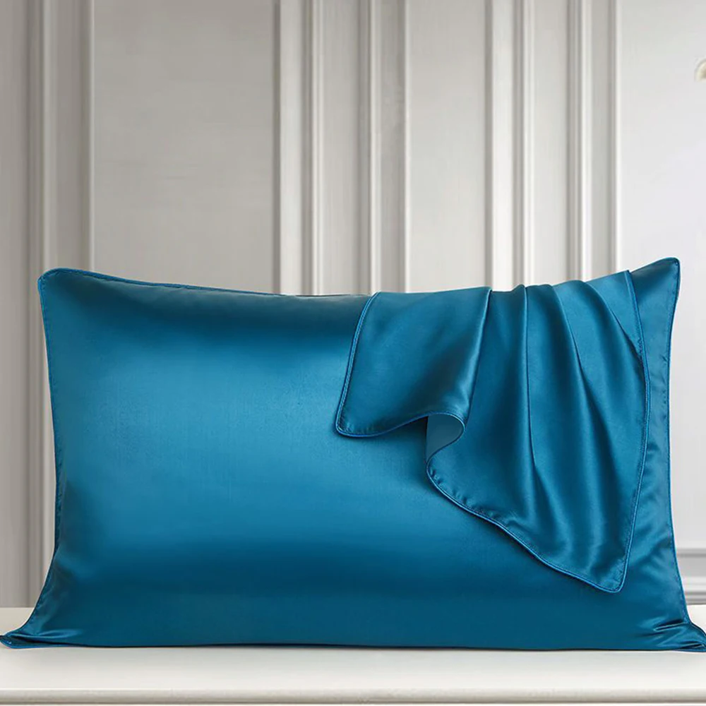 両面100%天然ピュアシルク枕カバー 22匁高級桑絹枕カバー - Satin Pillowcase Silk のレビューと価格