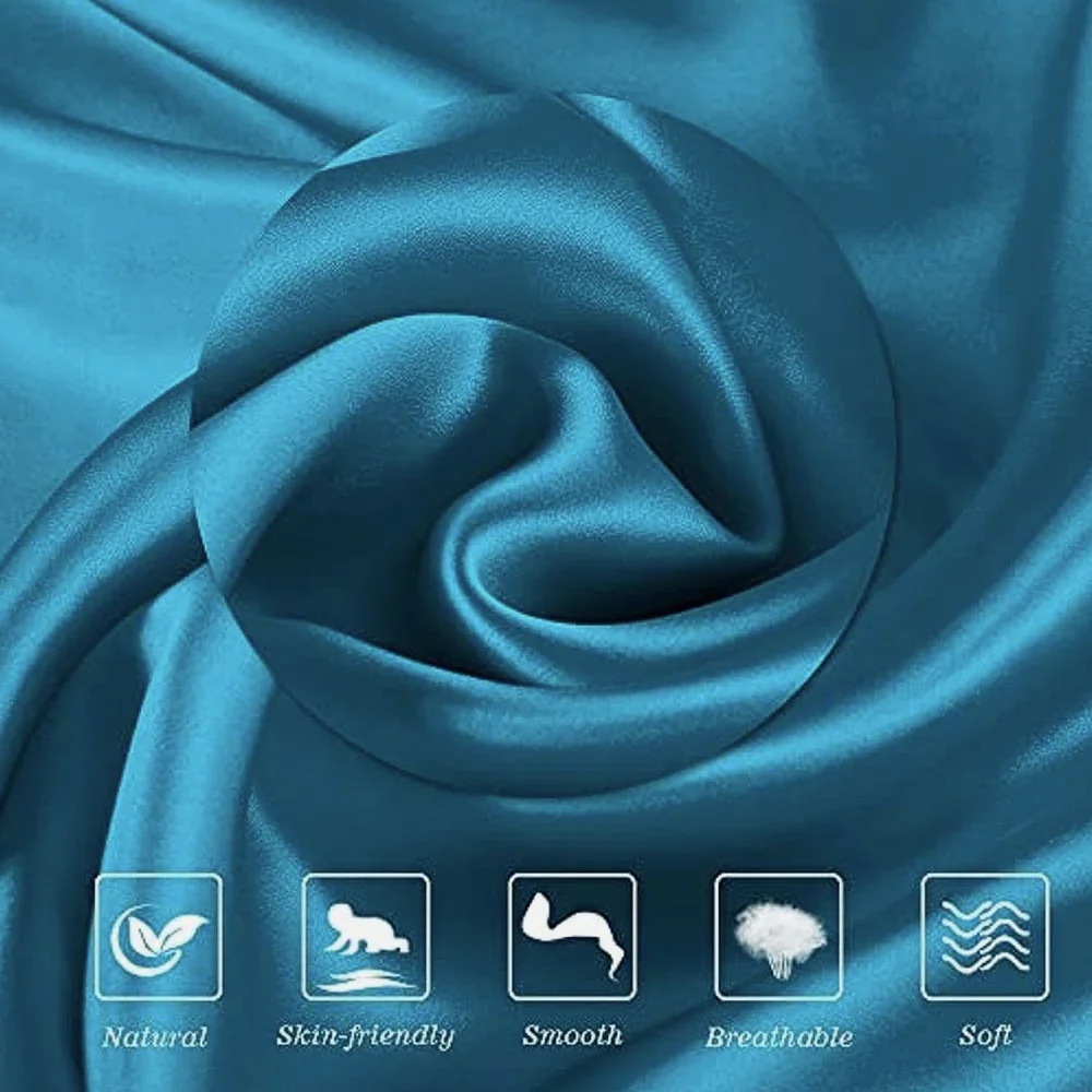 両面100%天然ピュアシルク枕カバー 22匁高級桑絹枕カバー - Satin Pillowcase Silk のレビューと価格