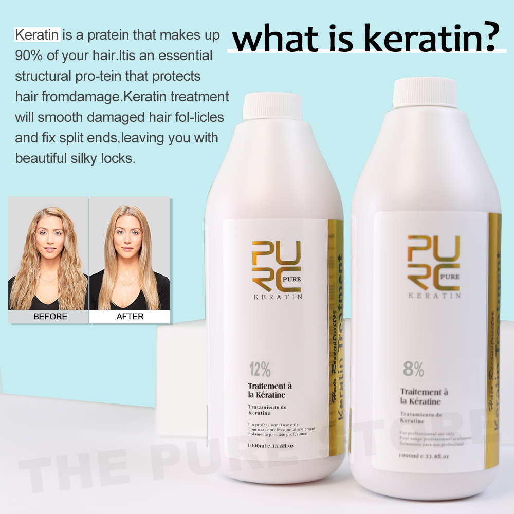 PURC 8% ケラチンスムージングトリートメント縮れ除去ブ - Hair Care Keratin Treatment のレビューと価格