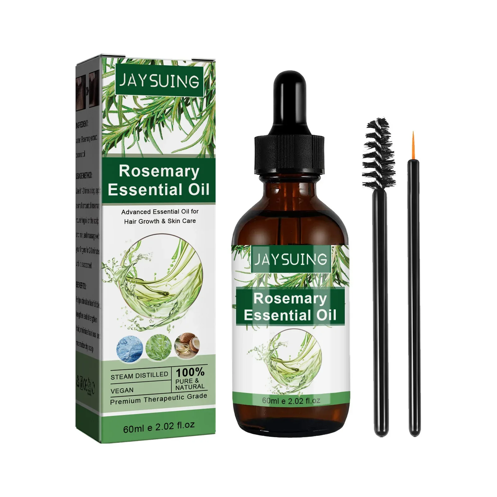 ローズマリーエッセンシャルオイル育毛頭皮ダメージ治療ハゲ栄養 - Rosemary Hair Oil のレビューと価格