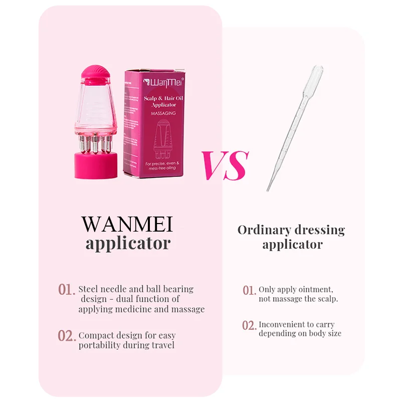 6ML頭皮アプリケーター液体コームエッセンシャルオイルポータ - Hair Care Oil Serum のレビューと価格