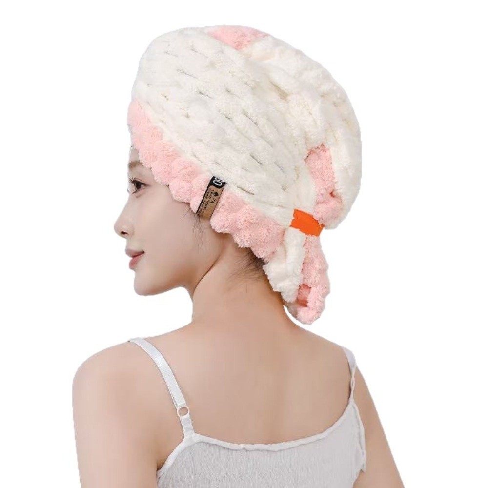 再利用可能な特大速乾ヘアタオル、厚手で幅広のつば、超吸収性マ - Hair Turban Towel のレビューと価格
