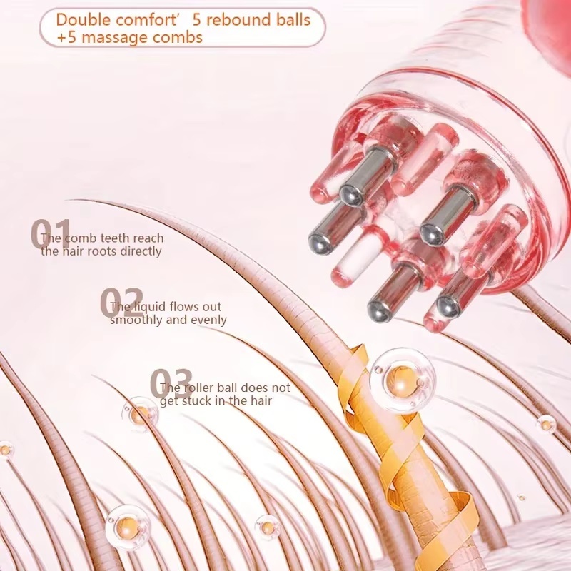 3個セット 頭皮ヘアオイルアプリケーターセット 育毛剤ボトル - Hair Care Oil Serum のレビューと価格