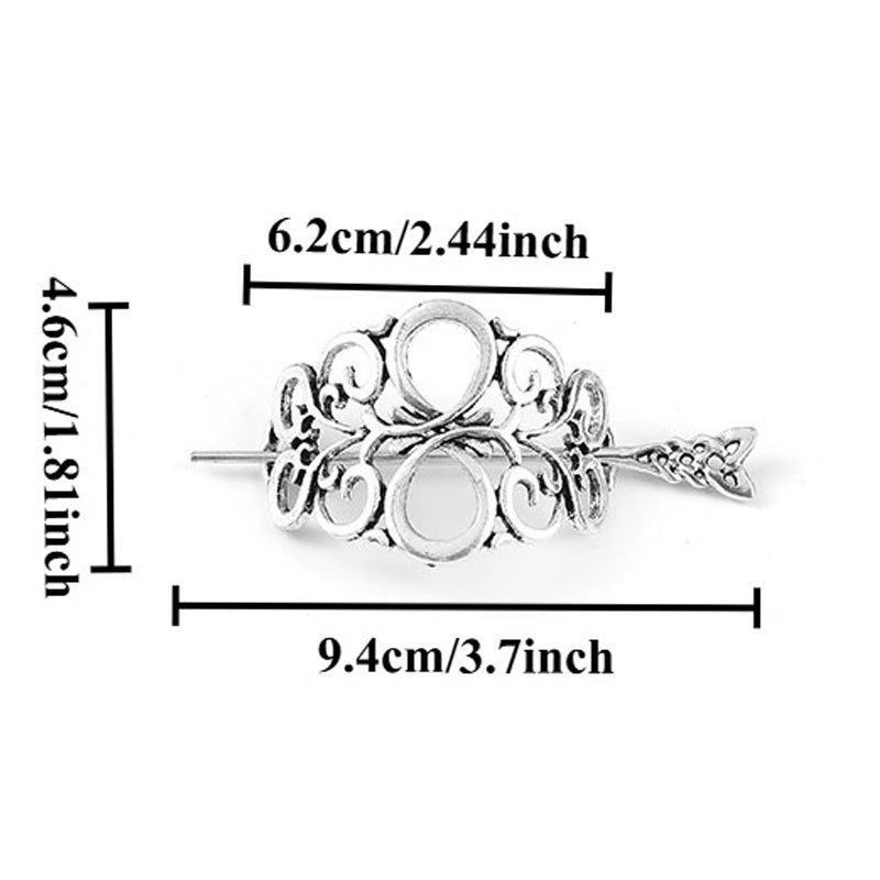 24個入り パーソナライズされたバイキングケルトスタイル中空 - Clip In Hair Piece のレビューと価格