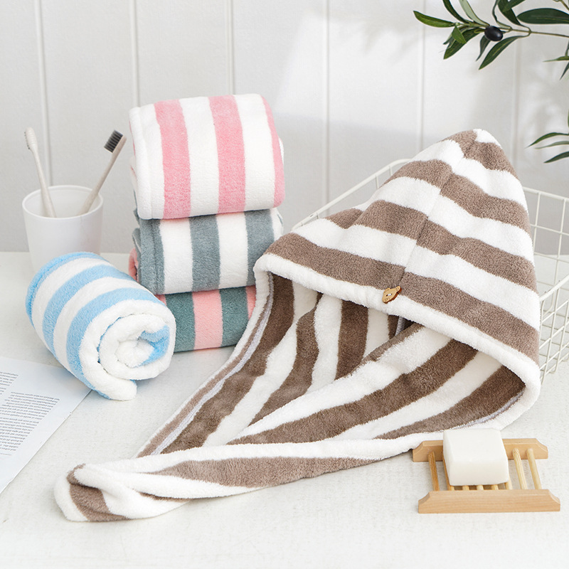 ドライヘアタオル マイクロファイバー コーラルベルベット ス - Hair Turban Towel のレビューと価格