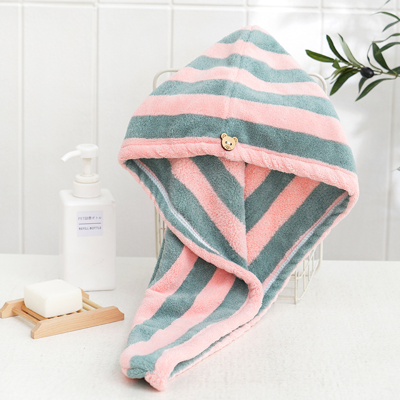 ドライヘアタオル マイクロファイバー コーラルベルベット ス - Hair Turban Towel のレビューと価格
